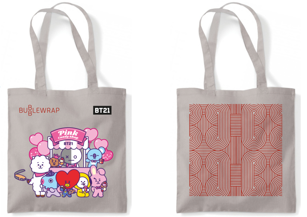BT21 Bubblewrap Limited Edition Tote Bag